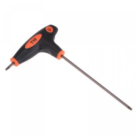 sourcing map T10 Anti Tamper Proof Torx Key T-Handle Dual End Wrench, S2 Steel