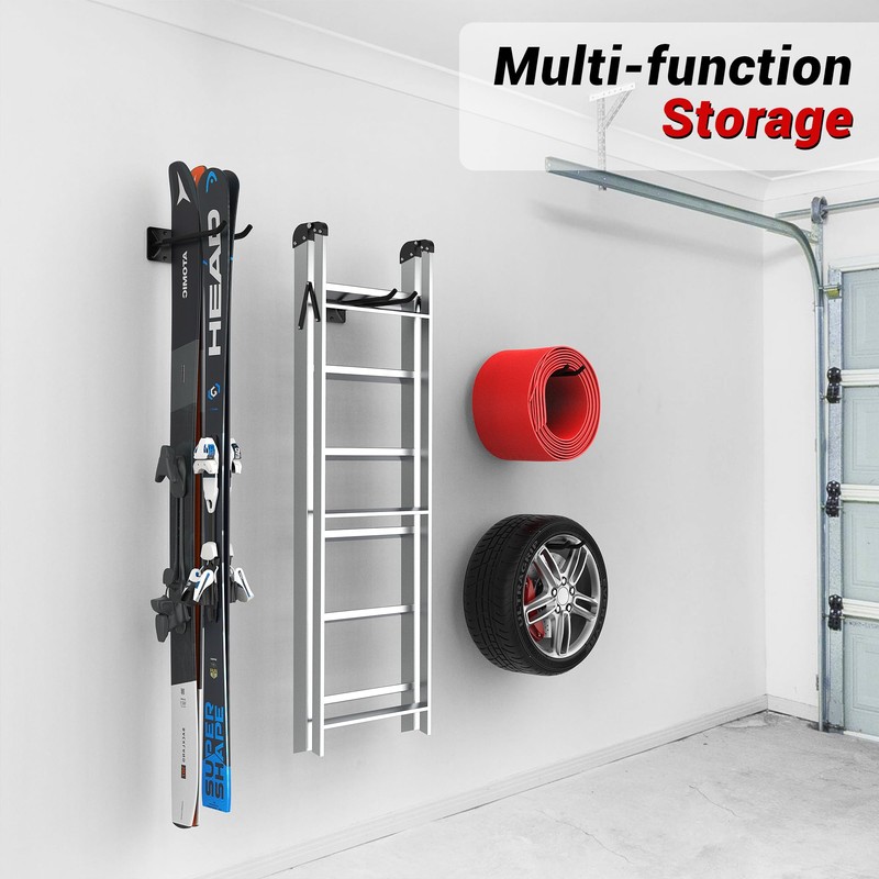 Ultrawall Garage Storage Hooks, Heavy Duty Steel Tool Organizer, 12.4