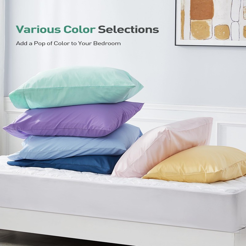Sylvanora Pillow Cases 2 Pack, Soft & Premium 100% Egyptian