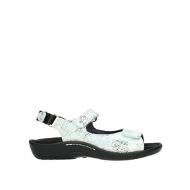 Wolky Jewel Womens Comfort sandal - PFA Approved - Fully Adjustable - Lightweight Rocker Bottom - Soft Leathers - Removable Anatomically shaped Cork latex Footbed - Leather Lined