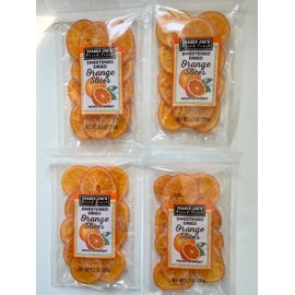 Trader Joe's NEW 4 Packs TRADER JOE'S Orange Slices Sweetened Dried Fruit Snacks 5.3 OZ Each