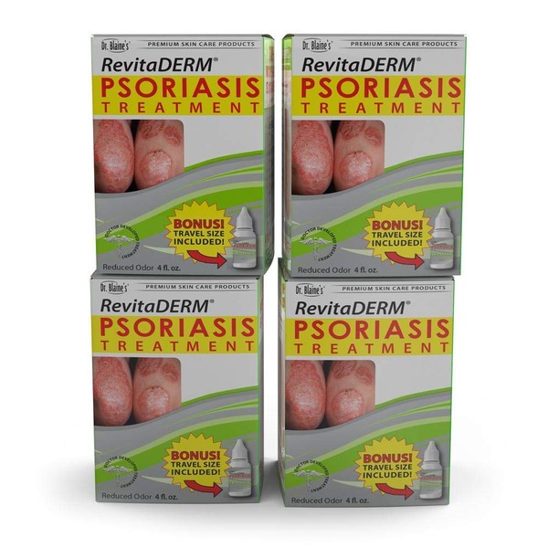 Dr. Blaine's RevitaDERM Psoriasis Treatment 4 oz (Pack of 4)