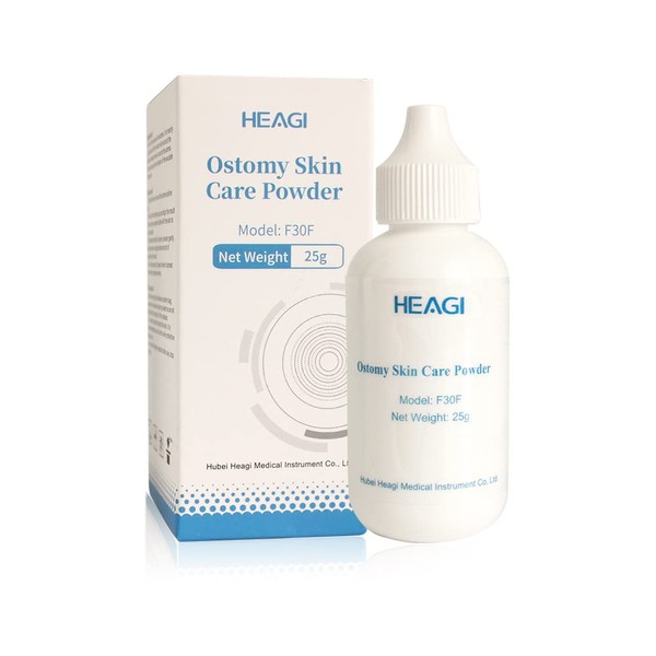Heagimed Stoma Powder, Non Stimulation Ostomy Skin Care Powder, Stomahesive Protective Powder for Stoma Caring(25g)