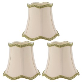 3Pcs Modern Lampshade European Style ClipOn E14 Chandelier Lamp Shade Accessory Beige