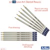 artline HB Graded Love Art Professional Artist 10 x Pencils