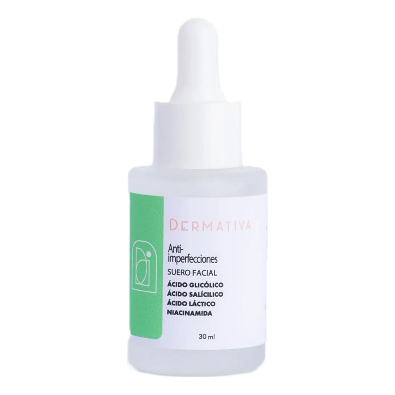 Suero Facial Dermativa Noche Exfoliante Antiimperfecciones Piel Grasa 30ml