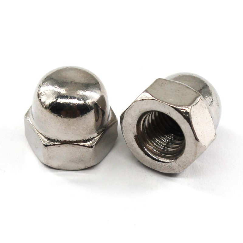 M10 Acorn Cap Nut Hex Nut Set 304 Stainless Steel
