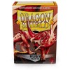 2 Packs Dragon Shield Matte Ruby Standard Size 100 ct