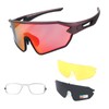 REAVEE TR90 TAC UV400 Sports Sunglasses, Polarized Lenses, Baseball, Running,