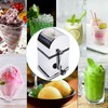 304 Stainless Steel Manual Ice Crusher Shaver Machine, Hand Crank