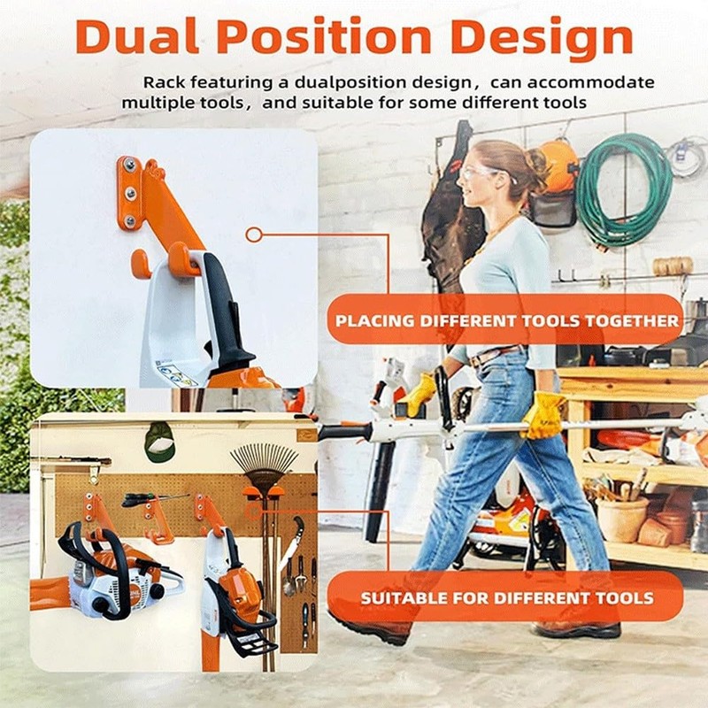 Wall Mount Garage Storage Hook,Heavy Duty Chainsaw Hook,Wall Mount Chainsaw