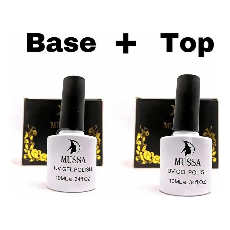 Base Y Top Finish Gelish Para Uñas Marca Mussa 10