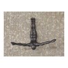 Ablerhome Decoration Diving Man Coat Hook Cast Iron Metal Figure