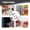 XZEIT Set of 3 control cabinet keys, universal, square key,
