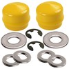 2 Kits HD Switch Front Wheel Axle Hardware Kit Replaces