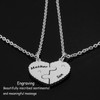 Kivosliviz Mom and Son Necklace Gifts for Women Mothers Heart