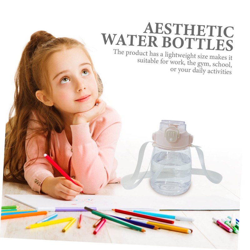 Kisangel Stylish Practical Children's Sippy Cup Large Water Bottle for