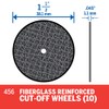 Dremel 456 Fiberglass Reinforced Cut-off Wheels (Pack of 10)