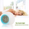 Culturaltu Alarm Clock, Radio Wave, Cute, Digital Clock, Round Alarm