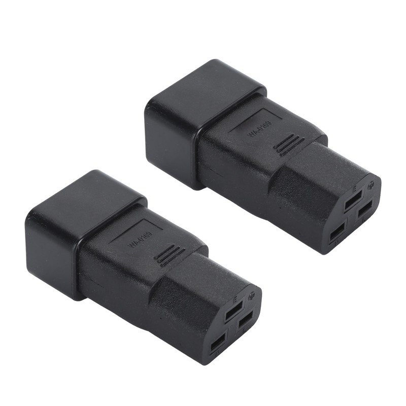 2pcs IEC320 C20 to IEC320 C21 Power Adapter Professional Plug