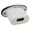 Marine Boat Horn Concealed Compact Electric 12v Flush Fit 107db