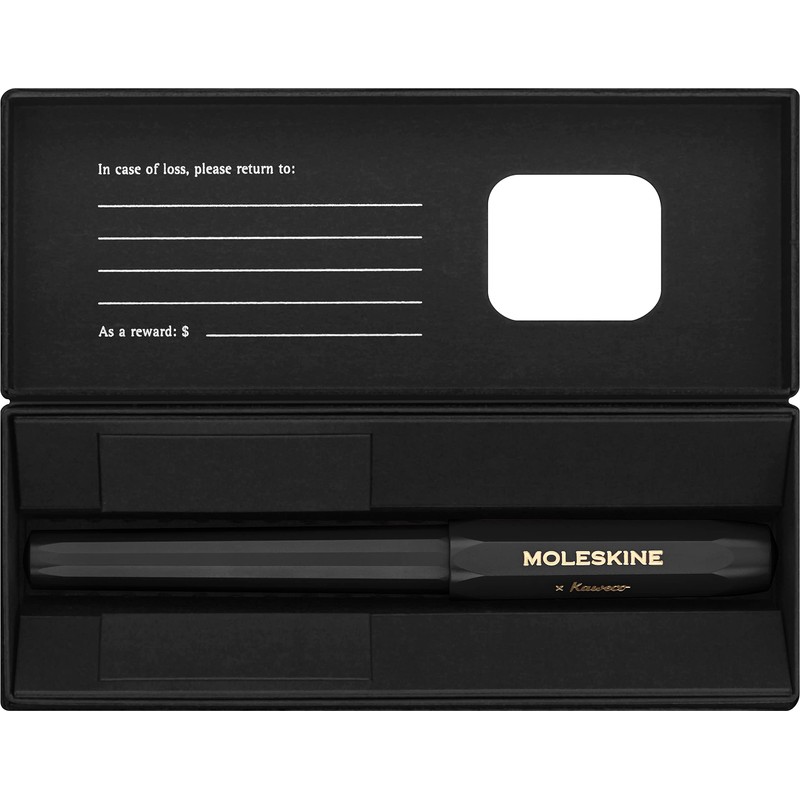 Moleskine Kaweco Rollerball Pen, Refillable Pen Made of ABS Plastic