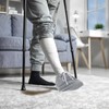 Shimmeroo Cast Sock Cover for Foot,Grey Adjustable Cast Cover Leg