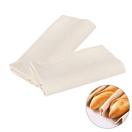 Bread Fermented Cloth, Linen Cloth for Baking Bread, Bread Couche Cloth, Proofing Cloth Baking, For Dough Preparation and Baking, 2 Pieces, 75 x 45 cm