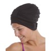 Fashy Stoffbadehaube, schwarz, 3473 20_20