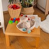 sigikid 43273 Dragon Patchwork Sweety, Plush, Cuddly Toy, Cuddly Soft,