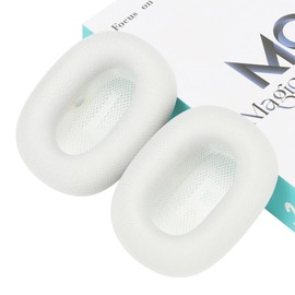 MC magic cushion airpods max Ear Cushions, Transparency Mode and Noise Cancellation Mode Sound Closer to The Original, Magnetic Installation, Support Water Washing (True White)