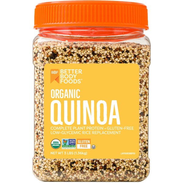 BetterBody Foods Organic Quinoa, 3 Lb