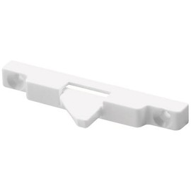 Prime-Line S 4600 Sliding Vinyl Window Vent Stop, 2-1/4 In. Hole Center Spacing (2 Pack), White