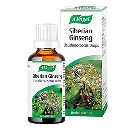 A.Vogel Siberian Ginseng Eleutherococcus Drops | Herbal Food Supplement | Made from Siberian Ginseng Root | Suitable for Vegans | 50ml