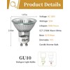 Elenhome GU10+C 120V 35W Halogen Light Bulbs, 6 Pack Dimmable
