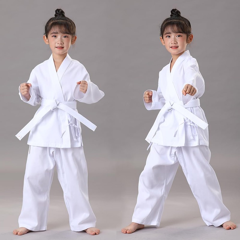 FIGHTSPIRIT - Uniforme de karate para niños y adultos, ligero