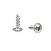 sourcing map 2x8mm Self Tapping Screws Phillips Pan Head with