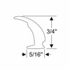 Steele Rubber Products 90-3592-256 RV White Window Edge Weatherstrip -