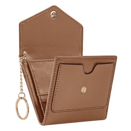 Gostwo Womens Wallet RFID Blocking Small Wallets Woman Credit Card Holder Trifold Ladies Wallets with Coins Zipper Pocket(Brown)