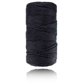 West Coast Paracord Tarred Black Braided Nylon Decoy Line – Perfect for Goose, Duck, or Any Other Decoy Rigging (Size #36-100 Feet)