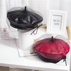aoozleny Women Beret Hats with Veil, Casual Baker Boy Captain