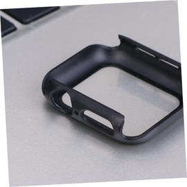 GRIRIW Clear Pc Protective Shell for Scratch-Resistant Bumper Cover Black Elegant Design for Smartwatch