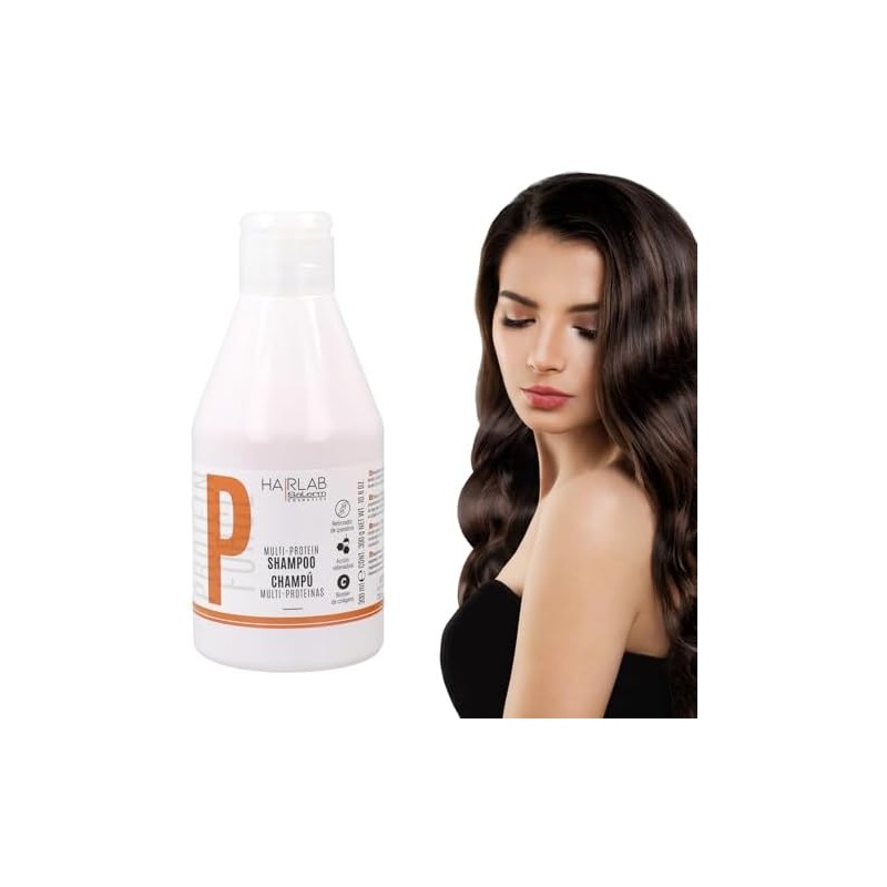 Shampoo Multi Proteínas Sin Parabenos Sin Sulfatos Vegano 300ml