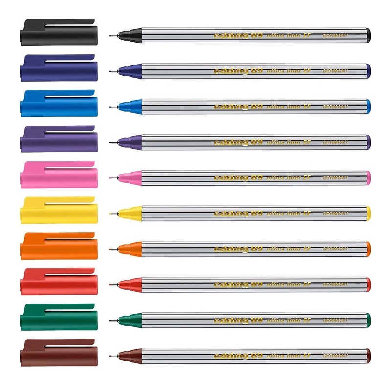 Edding 89 Office Fine Liner – 7 + 3 Free