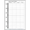 Pocket-Plus Size Menu Planner and Shopping List, Sized and Punched