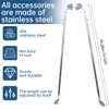 304 Stainless Steel Chimney Support Bracket Kit, Adjustable 45-74 Inch