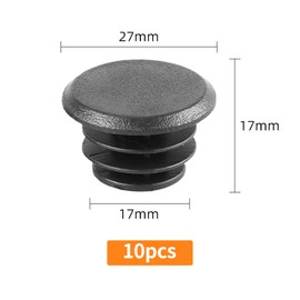 Pack of 10 Handlebar Plugs Road Bike Handlebar End Plugs Handlebar Bar End Plugs Caps Black Bicycle Handlebar End Caps ATB MTB Barrel Closure Plastic Handlebar End Plugs for Camera Grip Road Bike