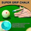 TRIITECH Snooker Chalk,Green Pool Cue Chalk Billiard Chalk 12 Cubes