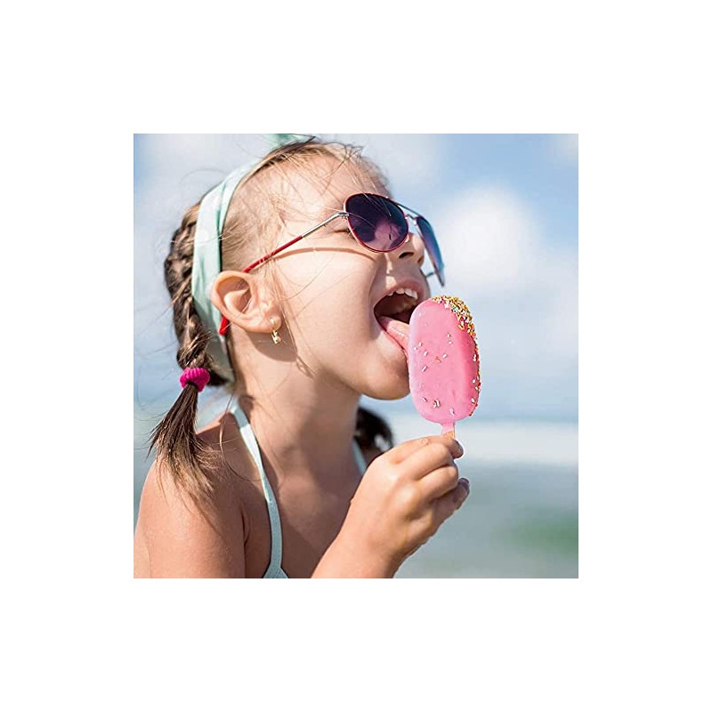 Moldes para Paletas de Hielo, 8 Cavidades de Silicona +
