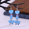 Teacher Earrings for Women Fun Pencil Heart Book Drop Dangle
